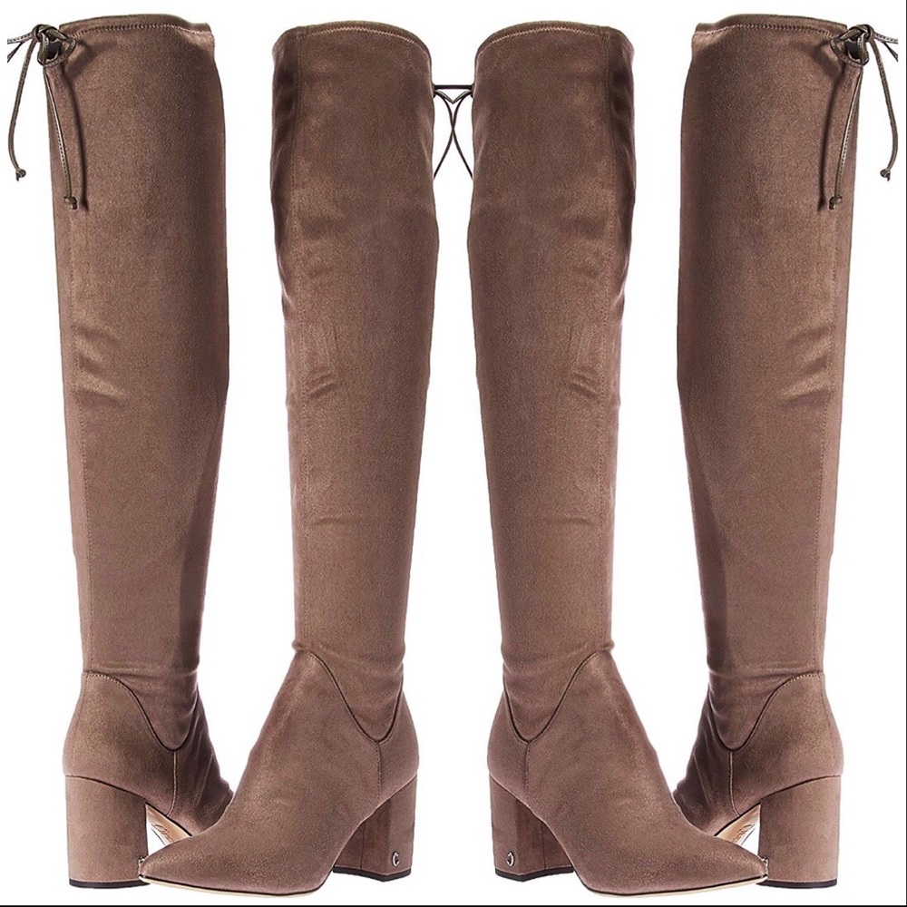Circus Sam Edelman over the knee otk boot taupe
